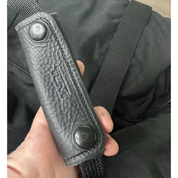 Vintage Tumi Ballistic Nylon Duffel Overnight Travel Bag Leather 26x12 USA - Picture 8 of 11